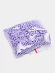 Лавандовый бисер стеклянный 10/0 2.3мм разноразмерный мелкий