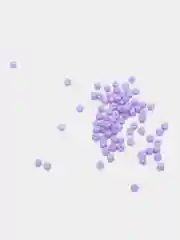 Лавандовый бисер стеклянный 10/0 2.3мм разноразмерный мелкий