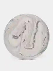 Бордовый поднос/подставка из гипса, круглый, d=16см