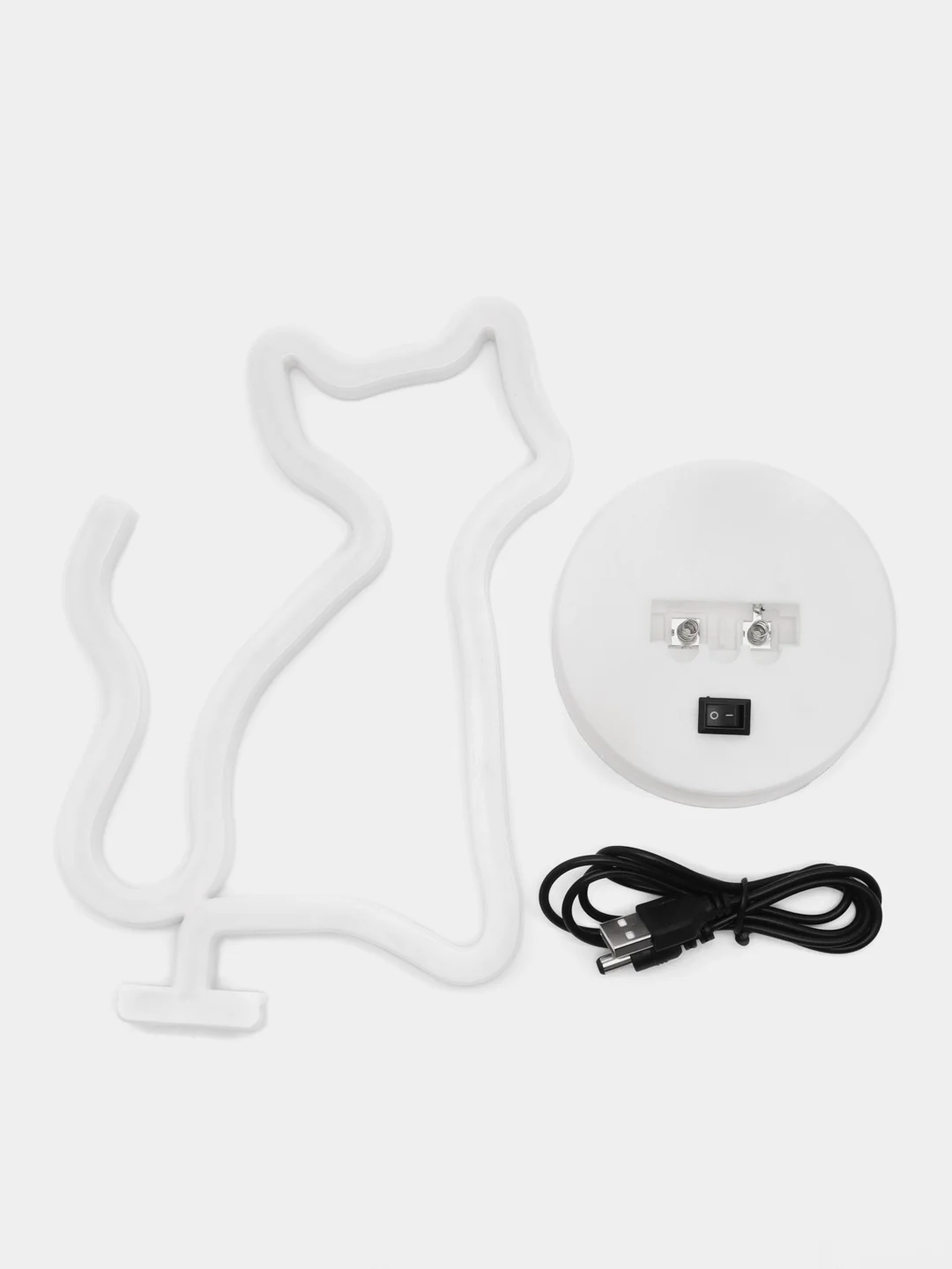 Желтый светильник неоновый (USB в комплекте)