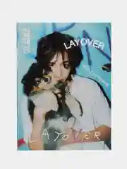 Бежевый фотобук BTS Техен LAYOVER 80 страниц и карты