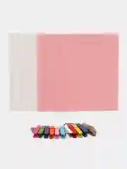 Фоторамки, белый-розовый, 10 шт, прищепки в подарок, COLOR Si