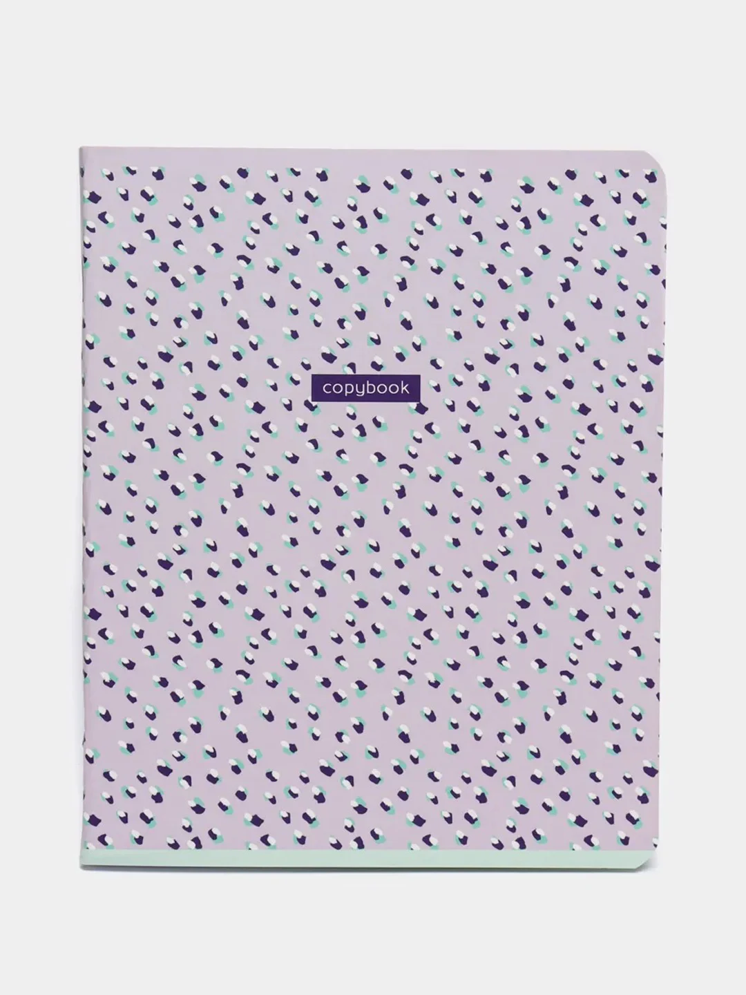 Лавандовый тетрадь 96 л, А5, клетка "Shape art"