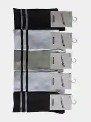 Носки женские, высокие, длинные, спортивные, набор 5 пар