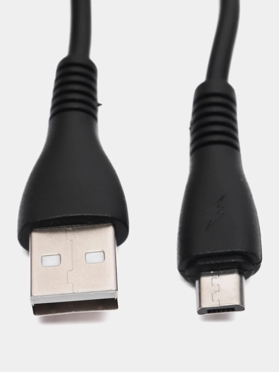 Белый зарядное устройство с кабелем (1м) Type-C, Micro, Lightning, для Apple iPhone/Android