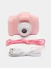 Розовый фотоаппарат цифровой детский