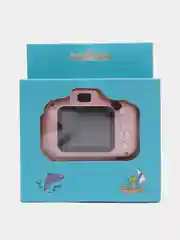 Розовый фотоаппарат цифровой детский