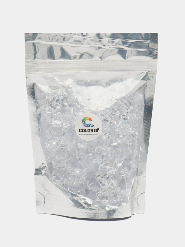 Камни для декора и творчества, камушки марблс, 1,8 х 2,5 см, прозрачные, 50 шт