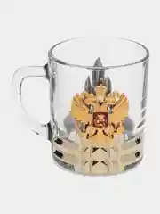 Золотой кружка с гербом России для чая и кофе