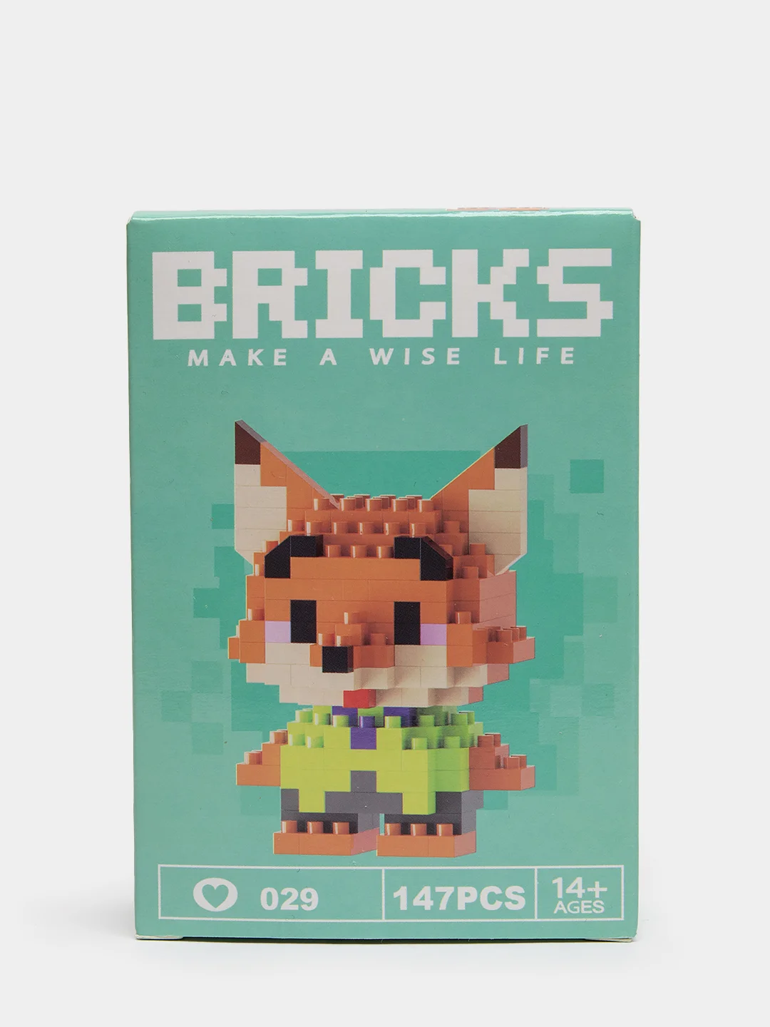 Синий детский 3D конструктор, игрушка развивающая