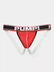 Красный трусы мужские стринги (джоки) PUMP
