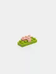 Светло-синий детский 3D конструктор, игрушка развивающая