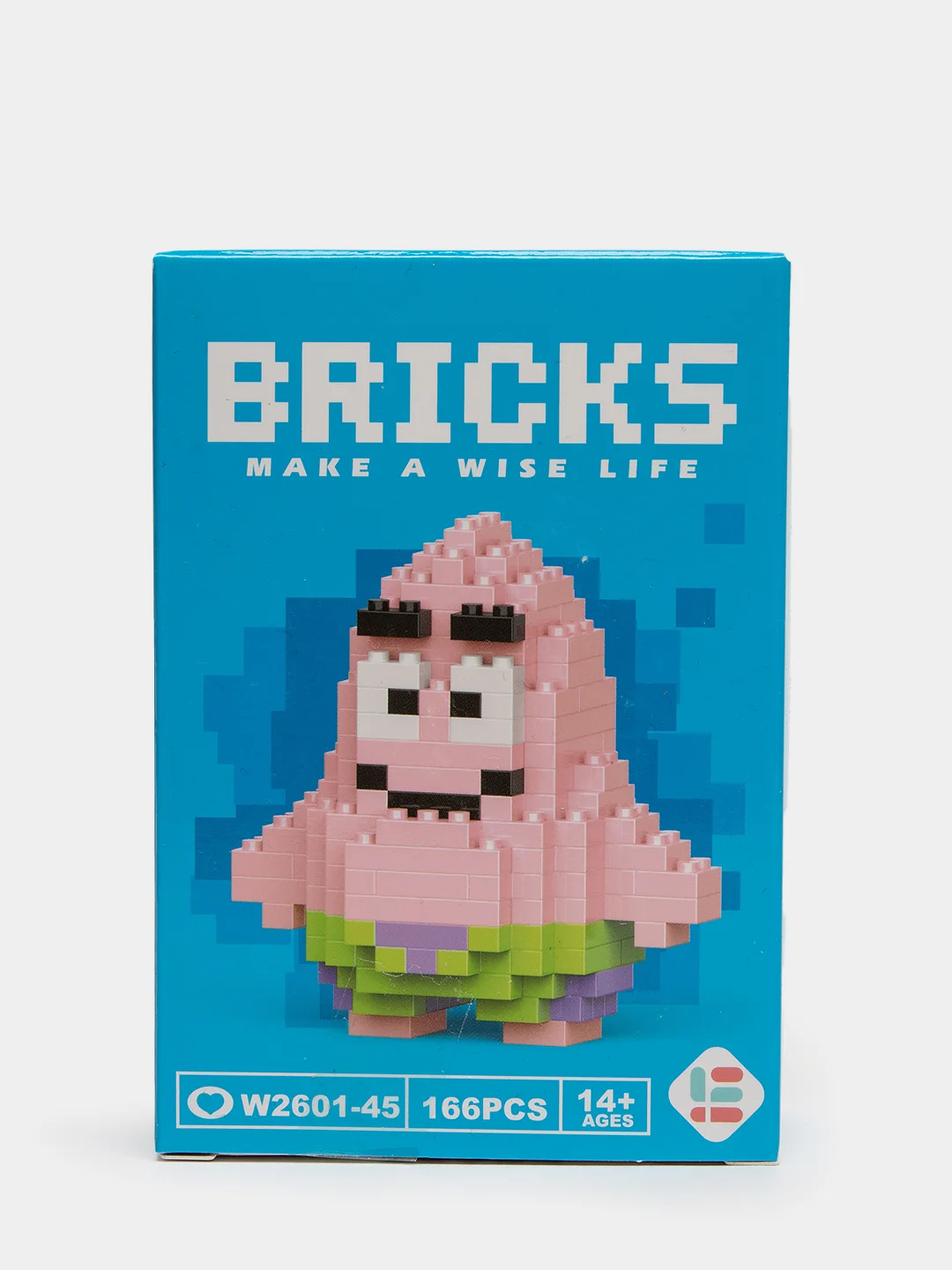 Светло-синий детский 3D конструктор, игрушка развивающая