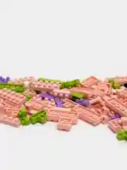 Светло-синий детский 3D конструктор, игрушка развивающая
