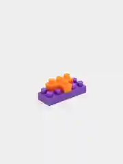Тёмно-бордовый детский 3D конструктор, игрушка развивающая