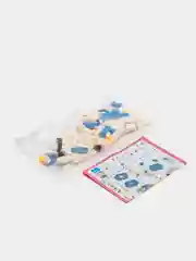 Тёмно-зелёный детский 3D конструктор, игрушка развивающая