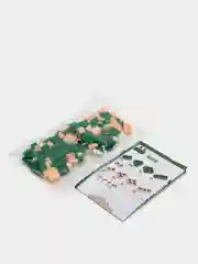 Фиолетовый детский 3D конструктор, игрушка развивающая