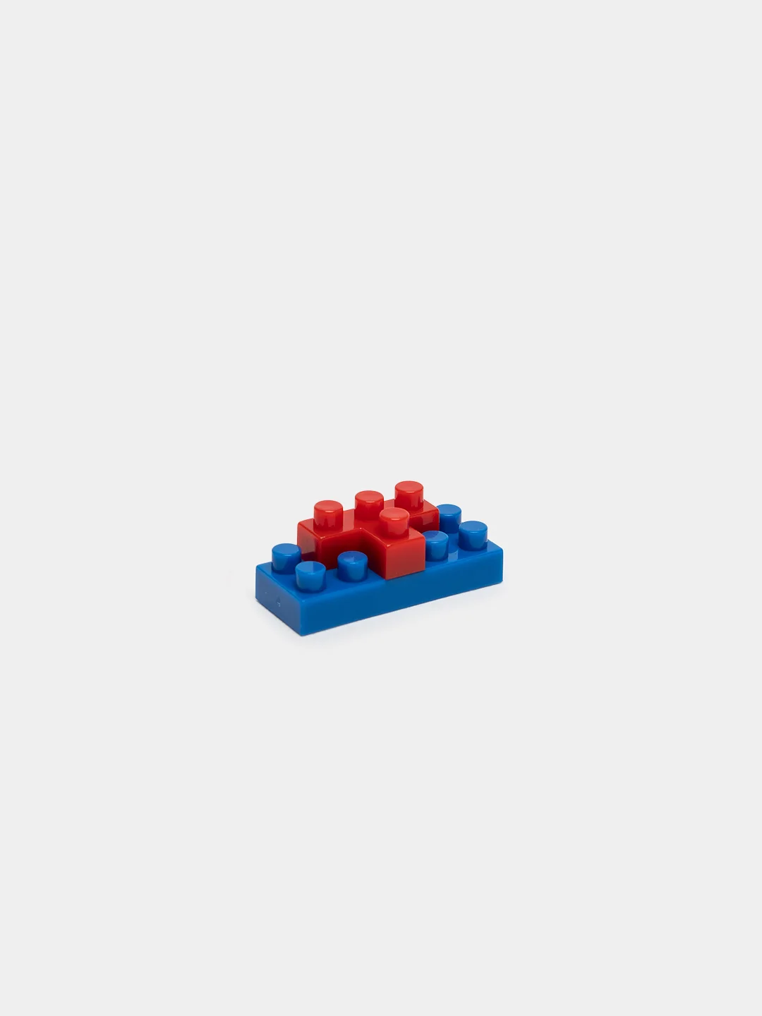 Светло-оранжевый детский 3D конструктор, игрушка развивающая