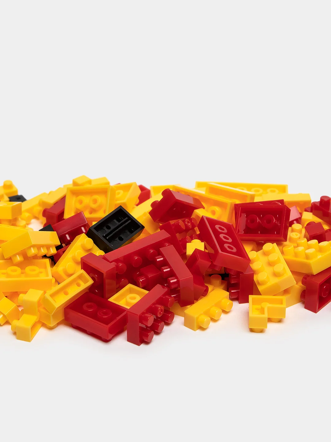 Серый меланж детский 3D конструктор, игрушка развивающая