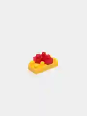 Серый меланж детский 3D конструктор, игрушка развивающая