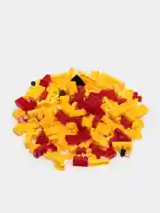 Серый меланж детский 3D конструктор, игрушка развивающая