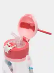 Кораллово-розовый бутылка с трубочкой для воды