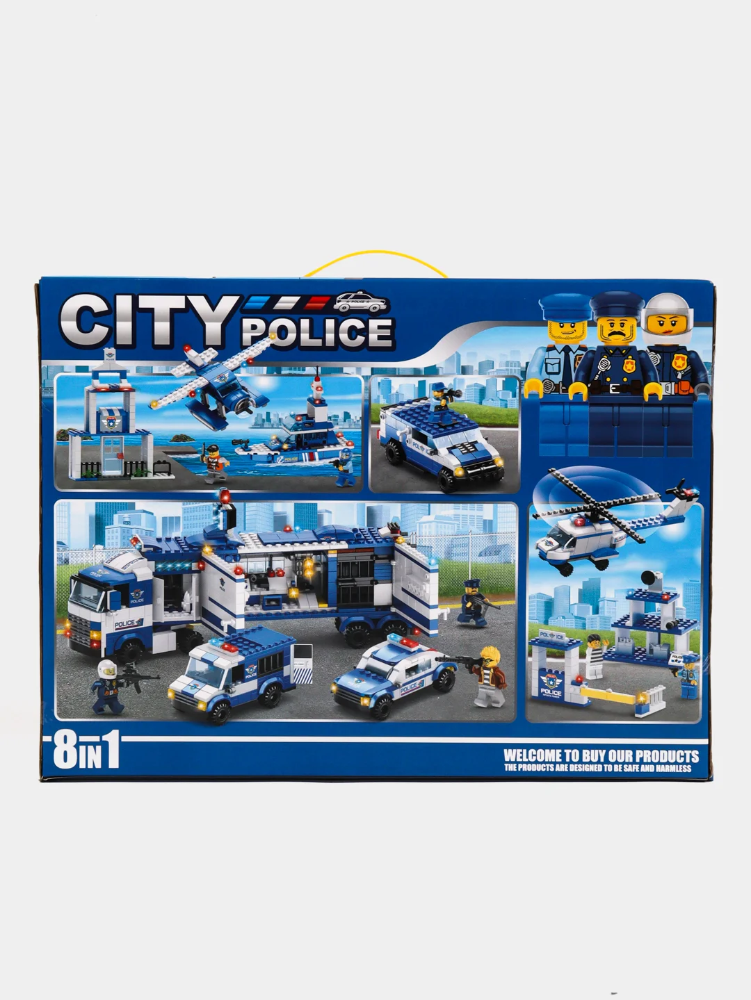 Конструктор "Сити Полиция" (City Police), с подсветкой, 449+ деталей