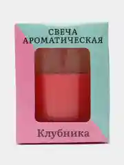 Красный свеча ароматическая в стекле, 5 х 6 см