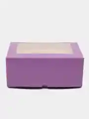 Карамельный коробка для 6 капкейков с окном, 25 х 17 х 10 см