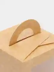 Карамельный коробка для 1 капкейка с окном, 9,2 х 9,2 х 11,1 см