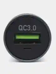 Автомобильное зарядное устройство hoco Z32 Speed Up с одним портом QC3.0, металлическое