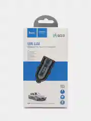 Автомобильное зарядное устройство hoco Z32 Speed Up с одним портом QC3.0, металлическое
