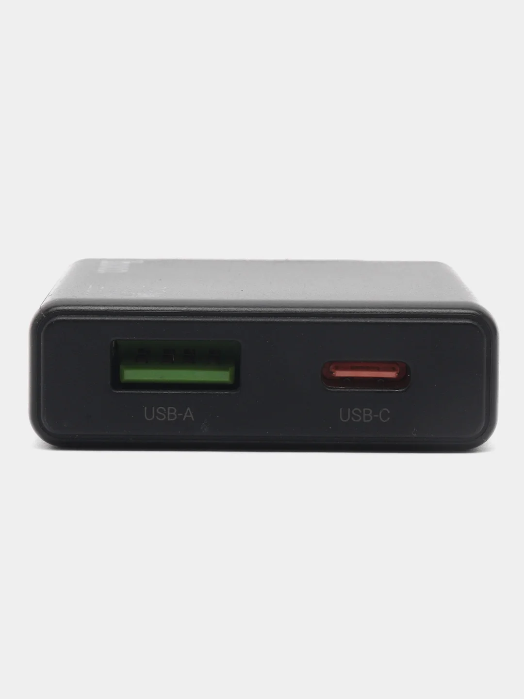 Сетевой адаптер ЗУ Hoco N38 Delgado dual port PD20W+QC3.0, USB-A, Type-C, черный