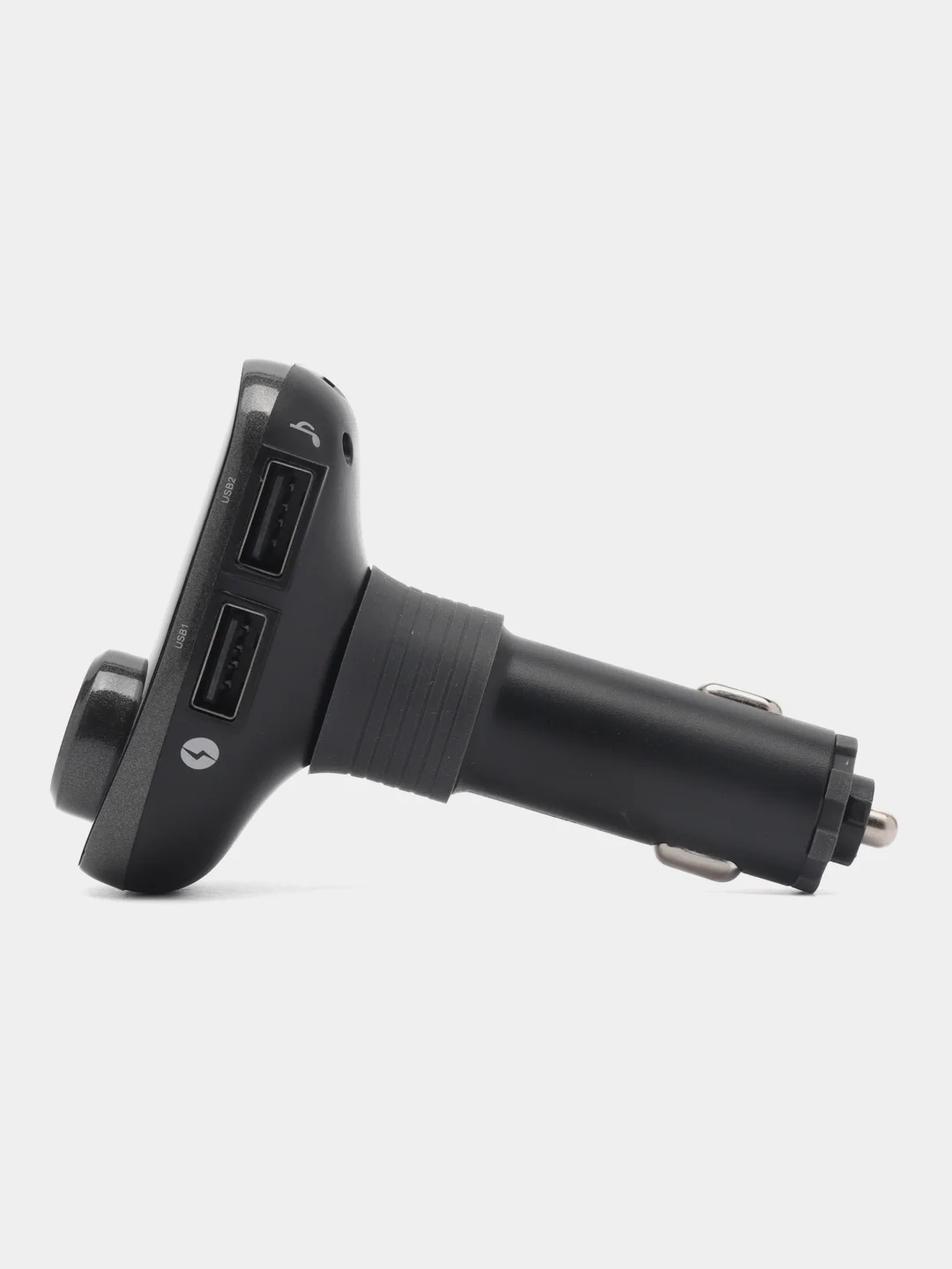 Автомобильное ЗУ Hoco E45 Happy route, USB-А, с беспроводным FM трансмиттером, чёрный