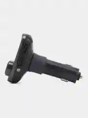 Автомобильное ЗУ Hoco E45 Happy route, USB-А, с беспроводным FM трансмиттером, чёрный