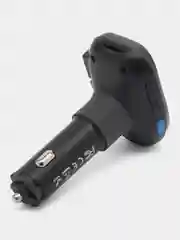 Автомобильное ЗУ Hoco E45 Happy route, USB-А, с беспроводным FM трансмиттером, чёрный