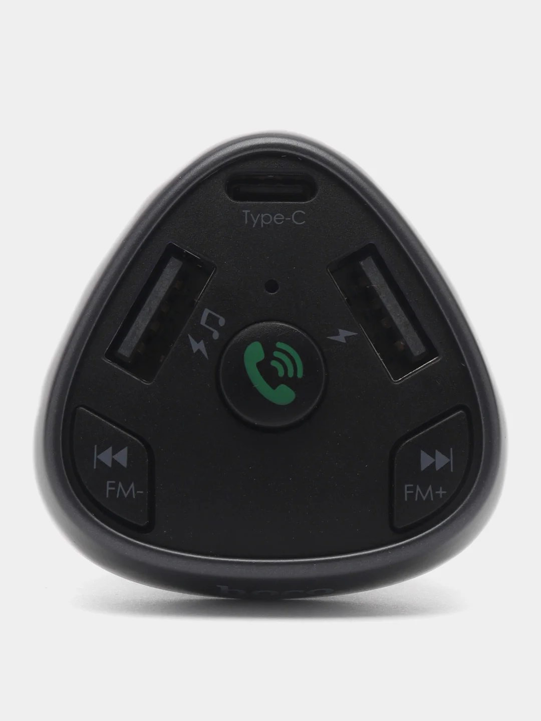 Автомобильное зарядное устройство с FM-трансмиттером 2xUSB+Type-C Hoco E51 Road Treasure