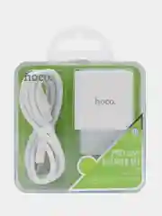 Комплект зарядного устройства Hoco C76A Pro, с одним портом PD30W, Type-C-Lightning, белый