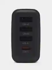 Сетевой адаптер четырехпортовый Hoco C127A PD45W(1C3A), ЕС, черный