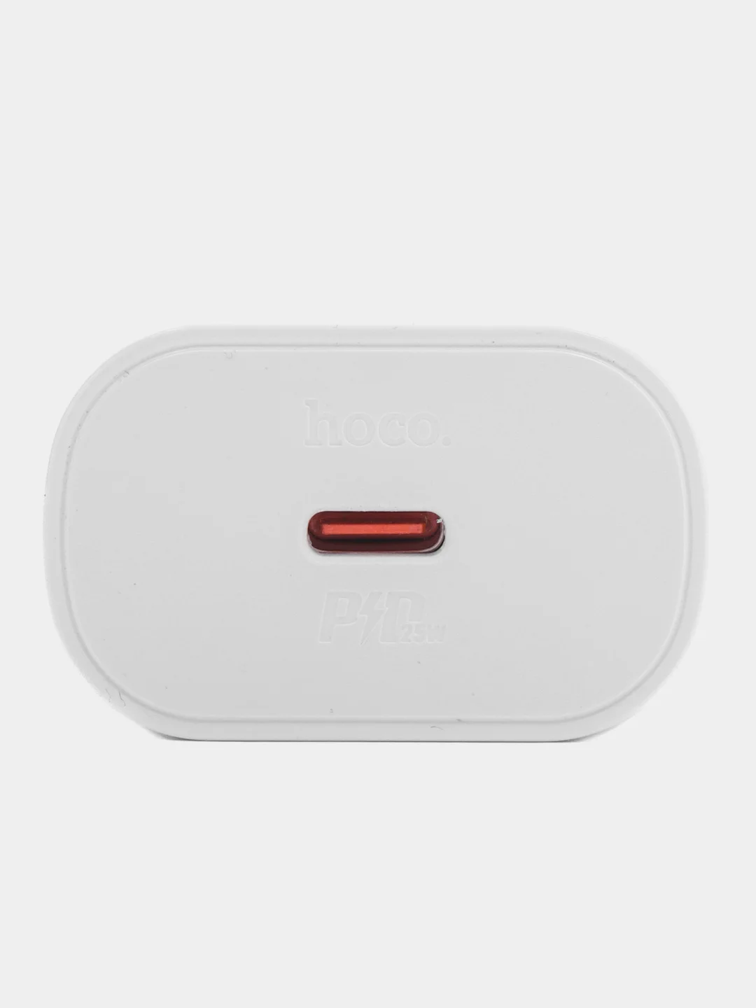 Сетевой адаптер hoco N22 Jetta PD 25W charger (EU), белый type-c