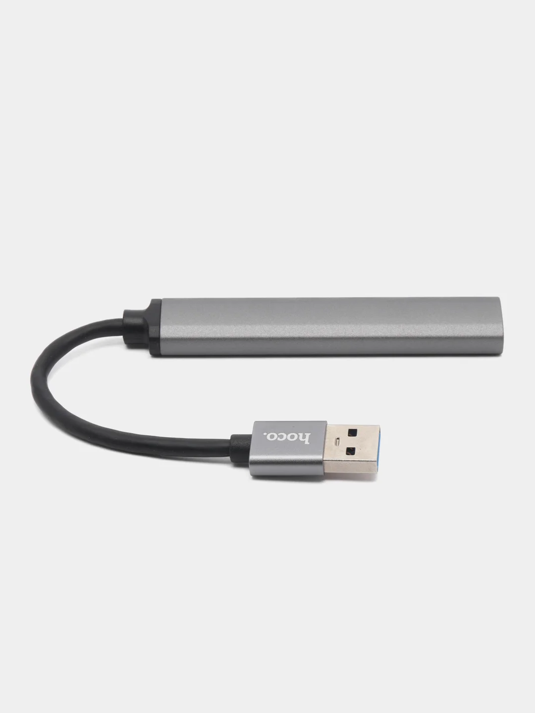 Хаб hoco HB26 4 in 1 adapter(USB to USB3.0+USB2.0*3) - Gray