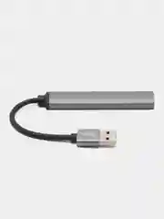 Хаб hoco HB26 4 in 1 adapter(USB to USB3.0+USB2.0*3) - Gray