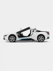 Белый машинка металлическая BMW i8 BKT5379DA 1:36 /Kinsmart/