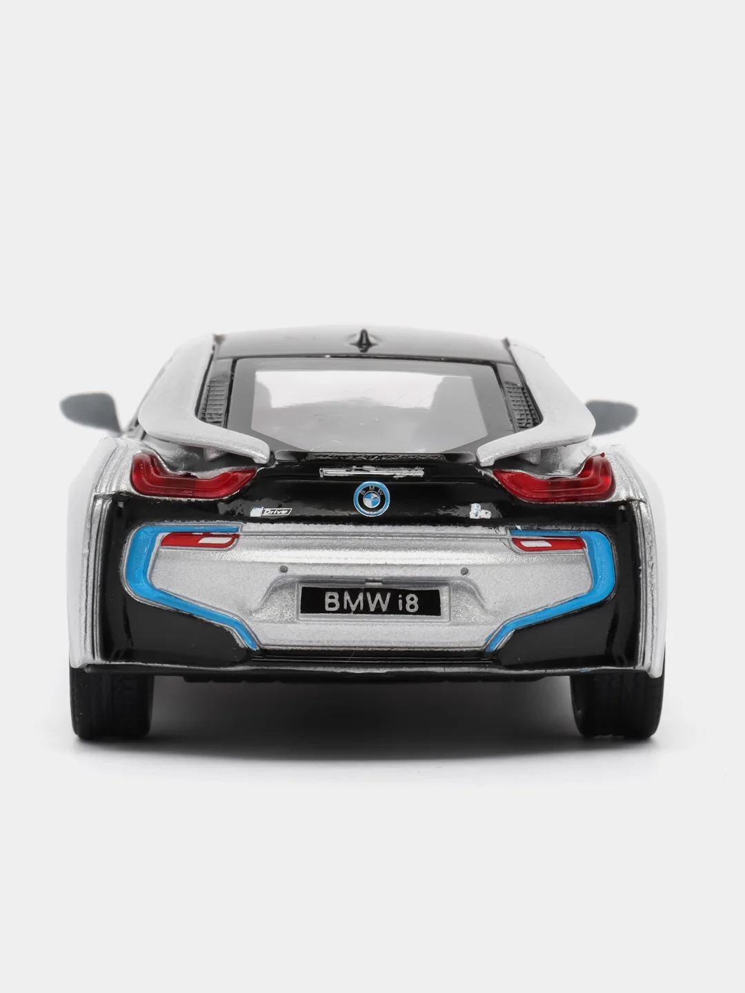 Серебряный машинка металлическая BMW i8 BKT5379DA 1:36 /Kinsmart/