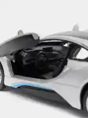 Серебряный машинка металлическая BMW i8 BKT5379DA 1:36 /Kinsmart/