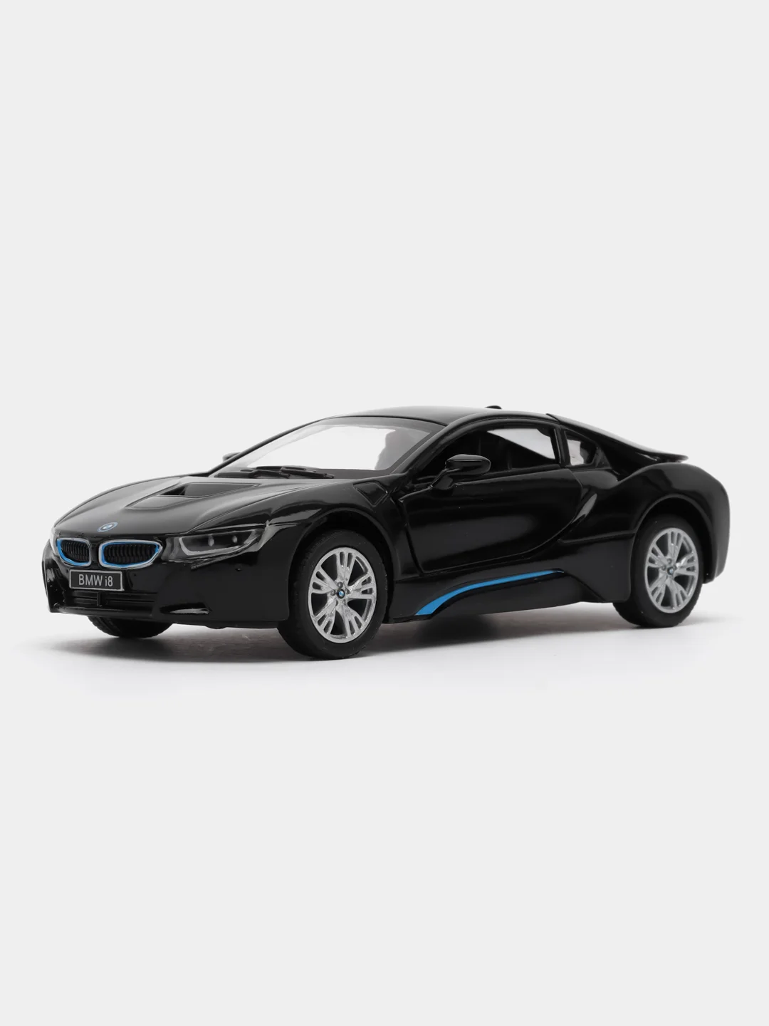 Черный машинка металлическая BMW i8 BKT5379DA 1:36 /Kinsmart/