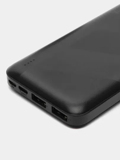 Черный внешний аккумулятор Borofone Power Bank 10000, 20000, 30000 мАч