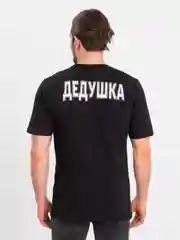 Желтый футболка мужская хлопок черная  ИДЕАЛЬНЫЙ ДЕДУШКА, ДЕД КАК ПАПА ТОЛЬКО ЕЩЕ КРУЧЕ