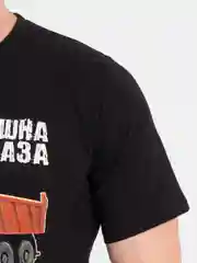 Оранжевый футболка прикольная, черная, хлопок, ВОДИТЕЛЬ КАМАЗА, ДАЛЬНОБОЙЩИК