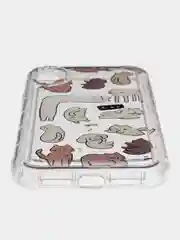 Зелёный хаки чехол на iPhone 7/8 Plus/X/XS/XR/11/12/13/14 Pro Max/15 Pro (Айфон Про Макс), прозрачный
